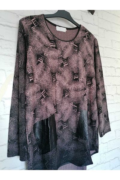 anne moda ankara Autumn and winter, comfortable fit, fleecy tunic