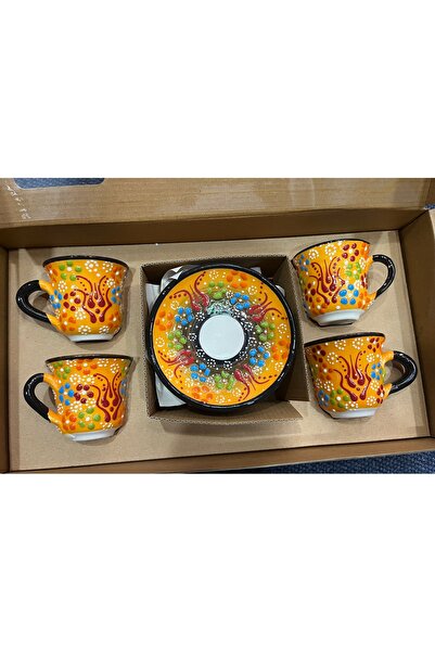 Kuzey kahve takımı seramik 4 kişilik özel seri