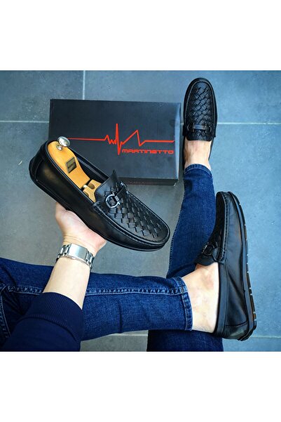 Martinetto МЪЖКИ ОБУВКИ ОТ ЕСТЕСТВЕНА КОЖА, ЧЕРНИ, MRTCNTB200