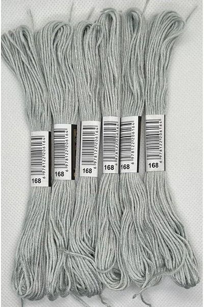 ALMİŞ 6 Pieces Single Color Etamine Cross Stitch Bracelet Brazilian Embroidery Thread-168