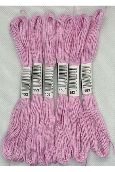 ALMİŞ 6 Pieces Single Color Etamine Cross Stitch Bracelet Brazilian Embroidery Thread-153