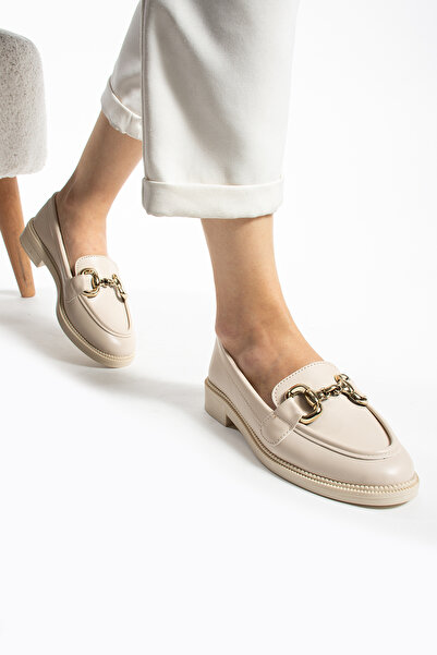 DUXAL SHOES Jane Kadın Loafer Makosen Casual Toka Detay Günlük Ayakkabı