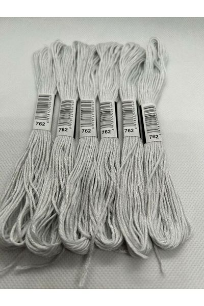 ALMİŞ 6 Pieces Single Color Etamine Cross Stitch Bracelet Brazilian Embroidery Thread 4-758