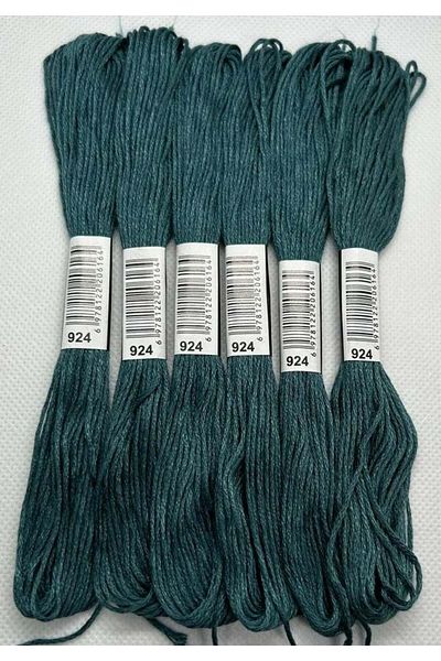 ALMİŞ 6 Pieces Single Color Etamine Cross Stitch Bracelet Brazilian Embroidery Thread 6-915