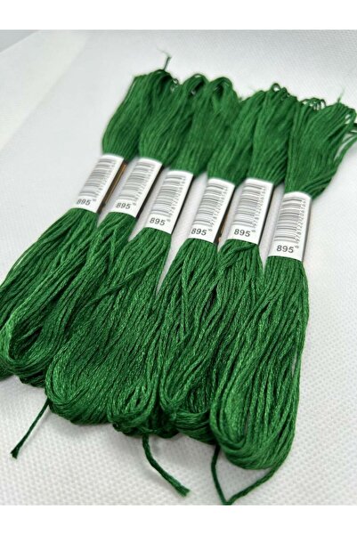 ALMİŞ 6 τμχ Μονόχρωμο Βραχιόλι Ατεμίνης Σταυροβελονιάς Βραζιλίας Κέντημα Σπάτσο 5-801