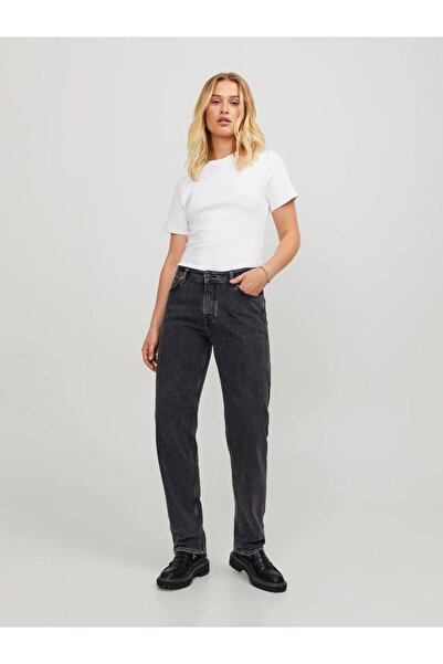 JJXX Yüksek Bel Bol Paça Straight Kadın Denim Pantolon 12229026