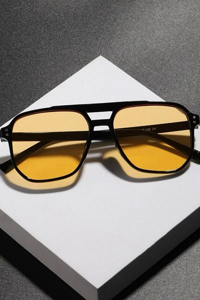 REN EYEWEAR Jase Rectangular Gradient Sunglasses Unisex / Ren Eyewear