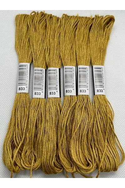 ALMİŞ 6 Pieces Single Color Etamine Cross Stitch Bracelet Brazilian Embroidery Thread 5-801