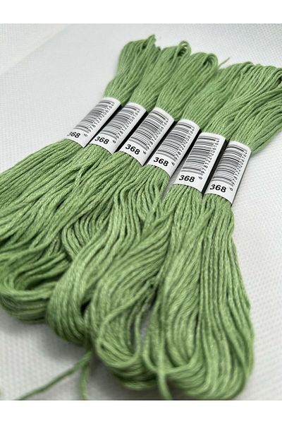 ALMİŞ 6 Pieces Single Color Etamine Cross Stitch Bracelet Brazilian Embroidery Thread 2-340