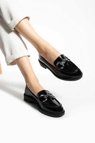 DUXAL SHOES Women's Loafer Moccasin Casual Buckle Detail Daily Shoes