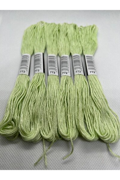 ALMİŞ 6 τμχ Μονόχρωμο Βραχιόλι Ατεμίνης Σταυροβελονιά Βραζιλίας Κέντημα Σχοινί 4-758