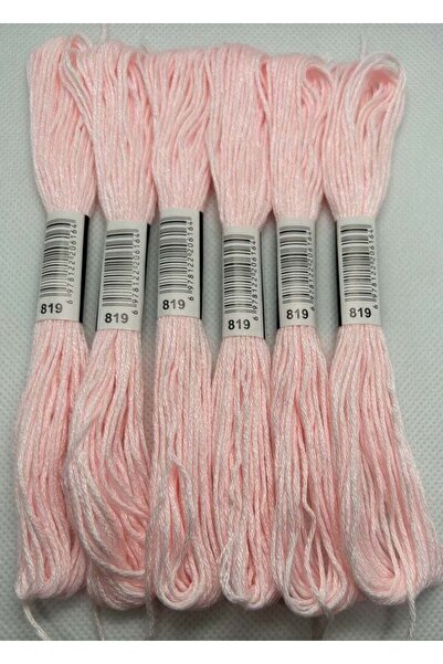 ALMİŞ 6 τμχ Μονόχρωμο Βραχιόλι Ατεμίνης Σταυροβελονιάς Βραζιλίας Κέντημα Σπάτσο 5-801