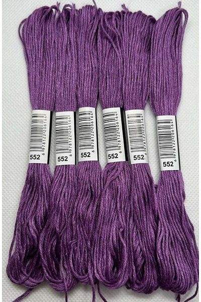 ALMİŞ 6 Pieces Single Color Etamine Cross Stitch Bracelet Brazilian Embroidery Thread 3-602