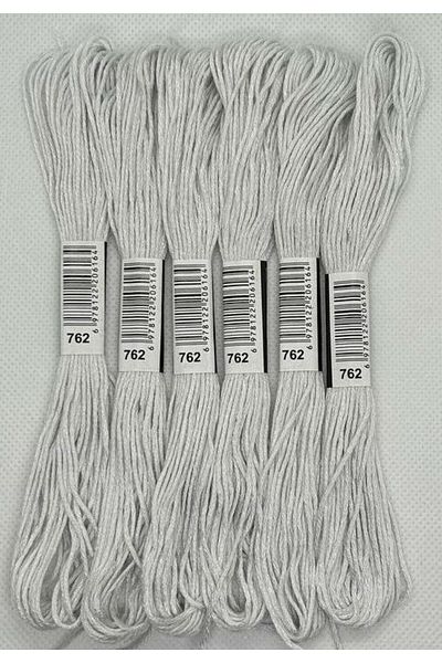 ALMİŞ 6 Pieces Single Color Etamine Cross Stitch Bracelet Brazilian Embroidery Thread 4-758