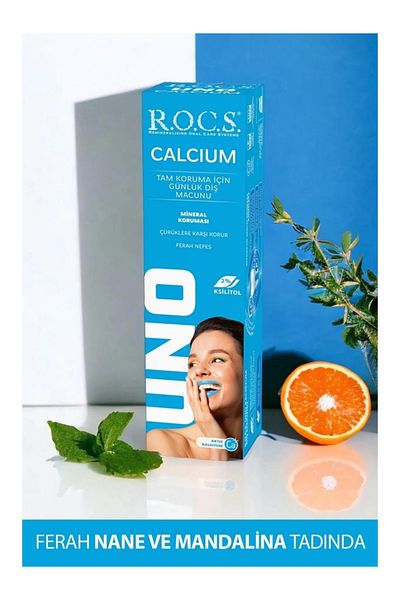 R.O.C.S. Rocs Uno Calcium Full Protection Toothpaste 60 ml