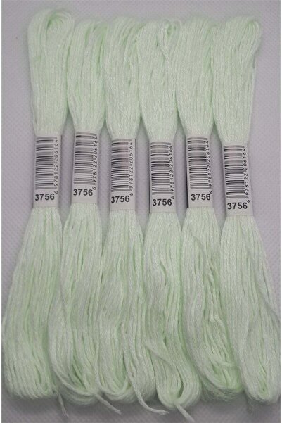 ALMİŞ 6 Adet Tek Renk Etamin Kanaviçe Bileklik Brezilya Nakış Ipi 8-3713