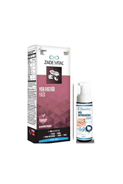 Zade Vital زيت الفول السوداني 150 مل - رغوة تبييض الأسنان هدية