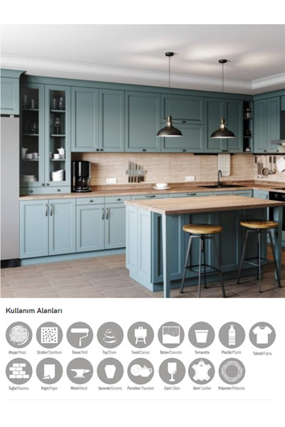 Cadence Boya Multısurface Hybrıd Akrilik Boya H-001 Beyaz 2 Litre