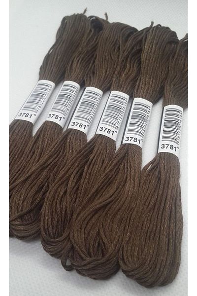 ALMİŞ 6 Pieces Single Color Etamine Cross Stitch Bracelet Brazilian Embroidery Thread 9-3817