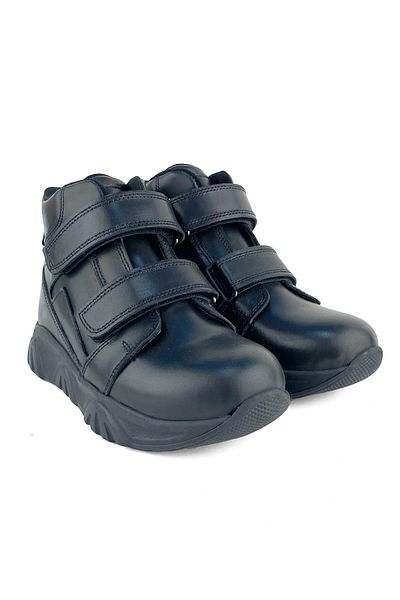 Cici Bebe Ayakkabı Cizme negre pentru băiat din piele naturală