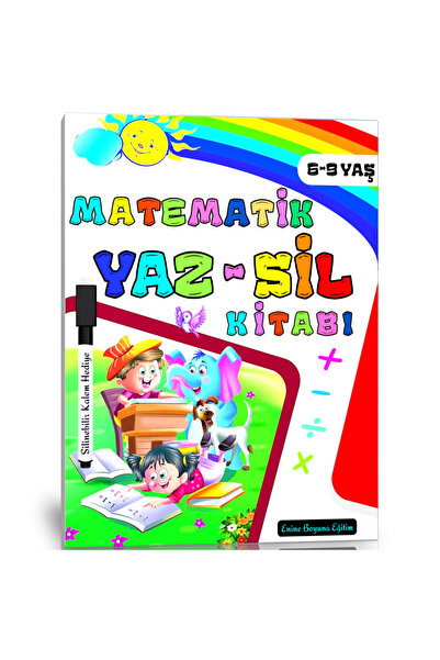 Enine Boyuna Eğitim 6-9 AGE Math WRITE-OFF Book