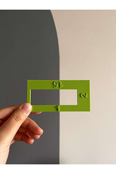 lizzinsa Dikiş Payı Cetveli/Çok Amaçlı Ölçü Cetveli/Dikiş Kıvırma Cetveli/Dik...