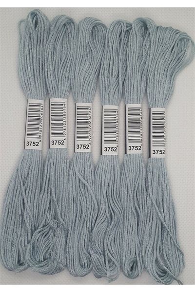 ALMİŞ 6 Pieces Single Color Etamine Cross Stitch Bracelet Brazilian Embroidery Thread 8-3713