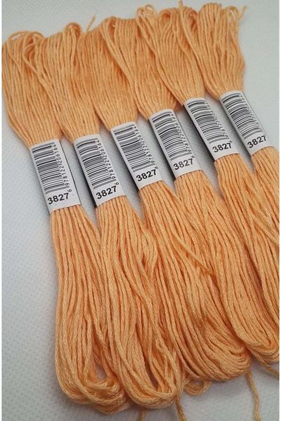 ALMİŞ 6 Pcs Single Color Etamine - Cross Stitch Bracelet, Brazilian Embroidery Lanyard 9
