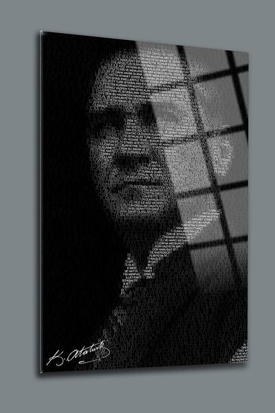 SRD Concept Atatürk 28 Cam Tablo