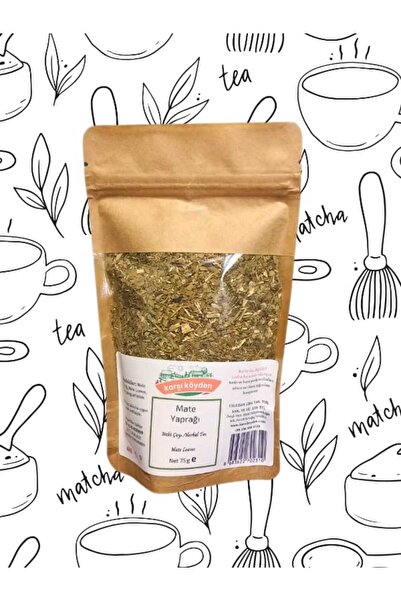 Karşı Köyden Mate Yaprağı, Mate Leaves, Ilex Paraguariensis, 75 G