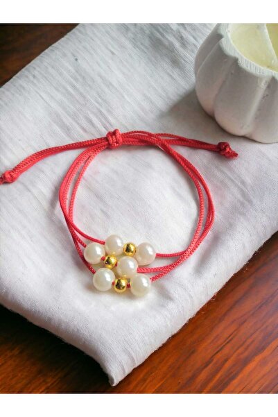 Aksesuar christmas new year gift special occasion pearl bracelet red color