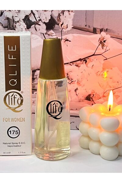 Qlife No: 175 Naomı Campbell Vanilya-Çiçek Kokulu Kadın Parfüm 50 ml EDC