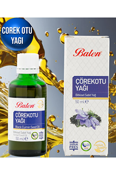 Balen Çörek Otu Yağı 50 Ml (%100 Saf Soğuk Pres)