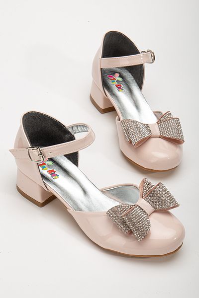 BDKButik Pantofi cu toc deschis pentru fete, pantofi de seara deschisi pentru fete