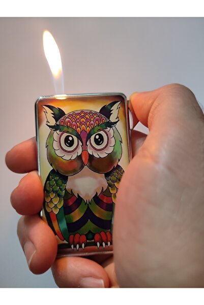 ASYA GIFTS BAYKUŞ2 FİGÜRLÜ METAL ÇAKMAK Gazlı