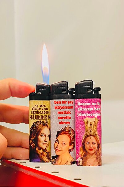 Namgo 3'lü Hürrem Sultan Seti Gazlı Çakmak muhteşem Yüzyıl