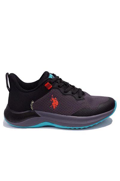 U.S. Polo Assn. BAZA. Polo Assn Florın Pantofi sport ortopedici negri pentru femei - Utilizare zilnică