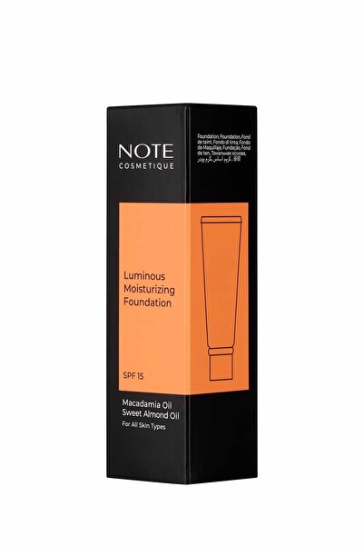 NOTE Luminous Moisturizing 02 Natural Beige Nemlendirici Etkili SPF 15 Kapatıcı Fondöten
