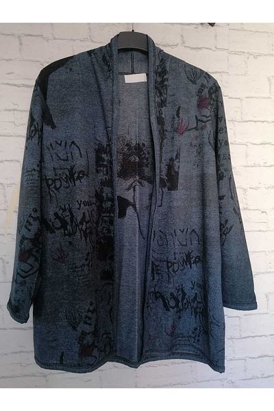 anne moda ankara cardigan sport versatil, purtabil