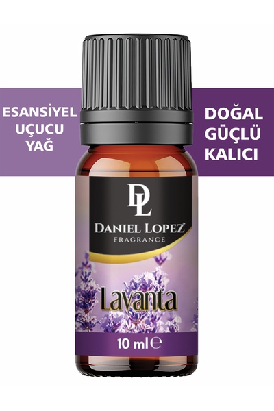 Daniel Lopez Lavanta Esansiyel Uçucu Koku Yağı Buhurdanlık Yağı Difüzör Esans...