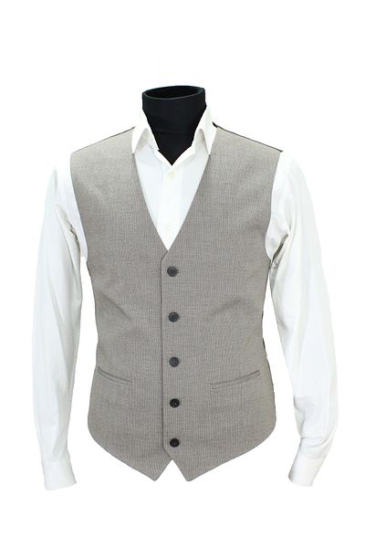 MENTOR REGALO Ανδρικό γιλέκο V-Neck Brown 50614