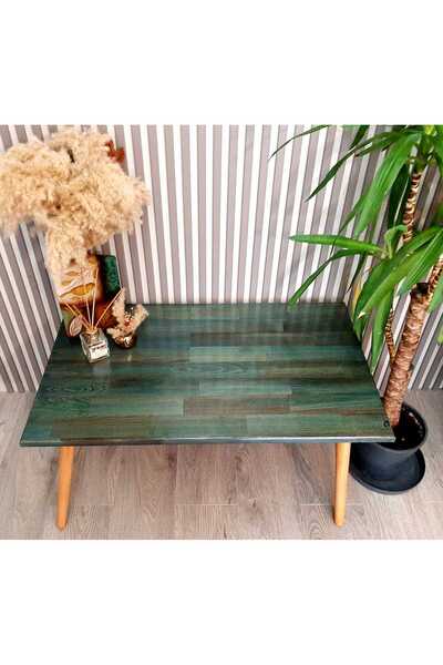 HYK GROUP MASİF AHŞAP ORTA SEHPA SALON OTURMA ODASI BALKON ORTA SEHPA KAYIN AĞACI