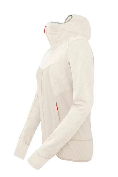 Salewa Hanorac cu glugă pentru femei Puez Hybrid PL Beige Melange