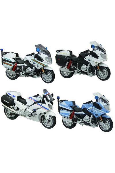 Maisto Educational Baby and Child Maisto 1:18 Police Motorcycle