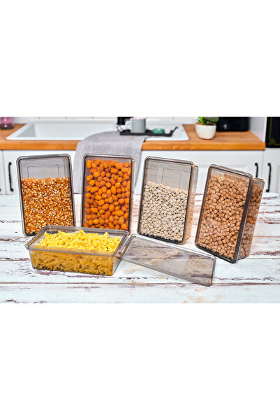 SUPERPUP Storage Container 20 Pieces 1 Lt ANTHRACITE Freezer, refrigerator, spacer, toy, food, coffee, supply box, food