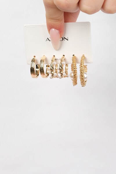 Jack Ferrero ÇELİK exclusive RENK ATMAZ GARANTLİ FATURALI KÜPE