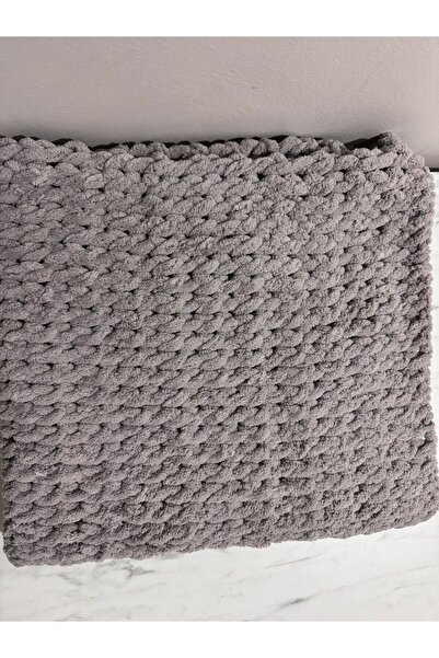 MERUT STYLE HAYATINI RENKLENDİR El Örgüsü Puffy Taş Rengi Burgu Desen Bebek Ve Tv Battaniyesi