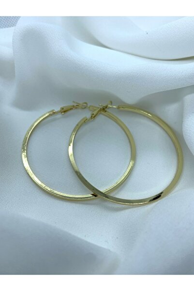 MuYuB Stainless Steel Oversized Gold Hoop Earrings 5.5cm