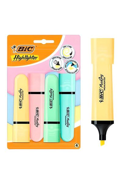 Bic BİC PHOSPHORUS PEN PASTEL 4 COLOR HYGHLIGHTER