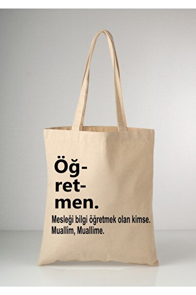 Cemira Öğretmenler Günü Öğretmen Hediye Tote Bag Bez Çanta